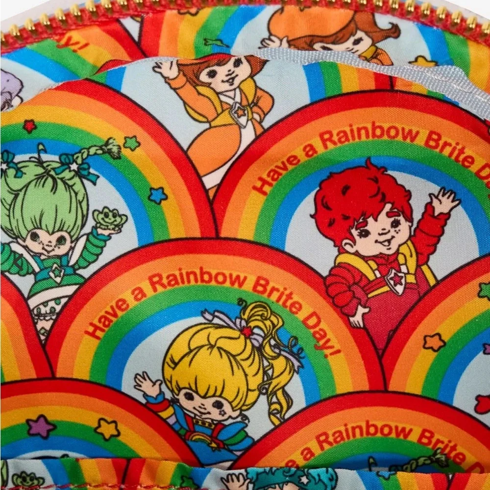 Loungefly Rainbow-bright Twink plush figural light up Backpack New! Hard Tag